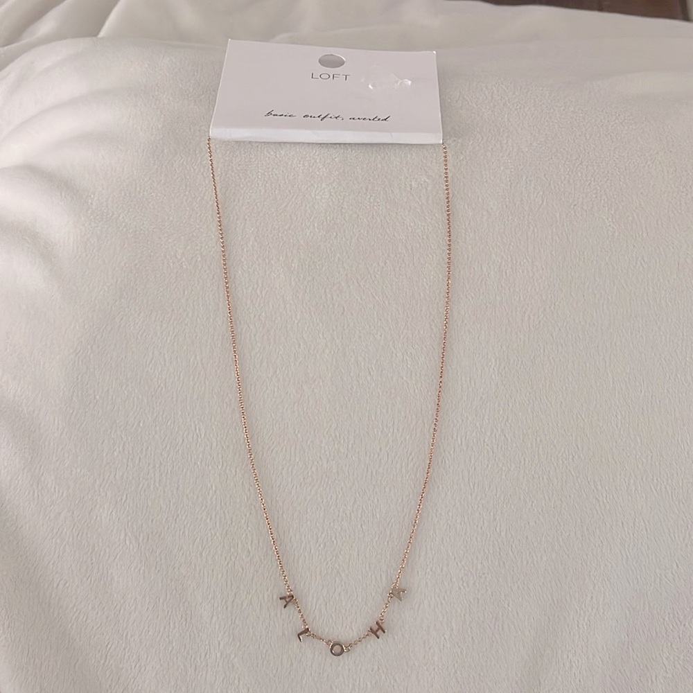 Loft Rose Gold “Aloha” Necklace